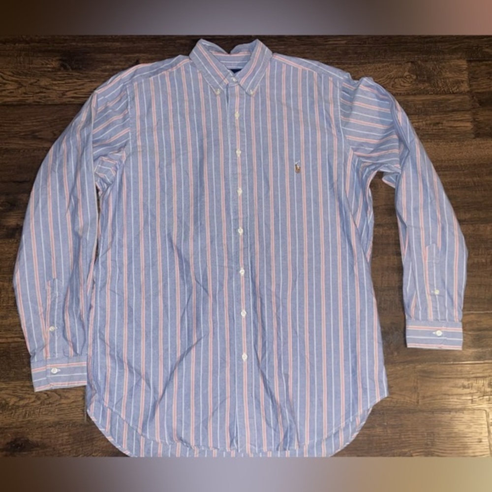Vintage Men’s Ralph Lauren button down. Size men’s Large Tall.
